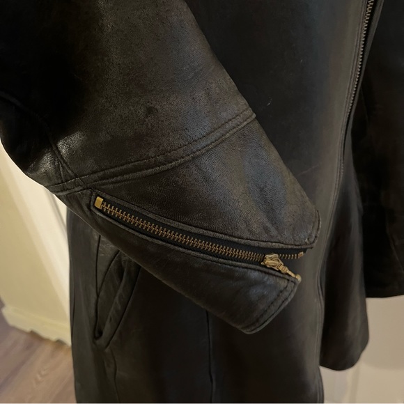 Vintage Simard & Voyer lamb skin genuine leather jacket , Sz S - Picture 6 of 17